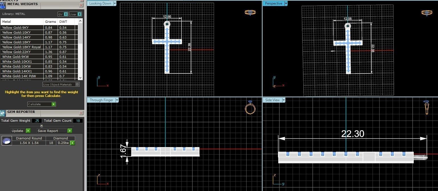 Jesus Holy Cross Pendant 3dm stl renders details 3D print model_3