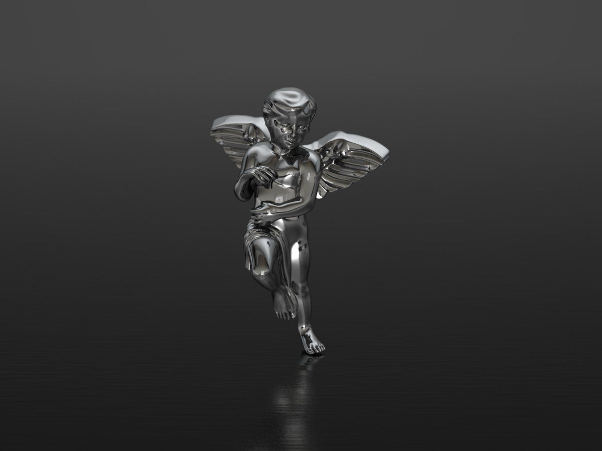 Angel 9 3D print model_9