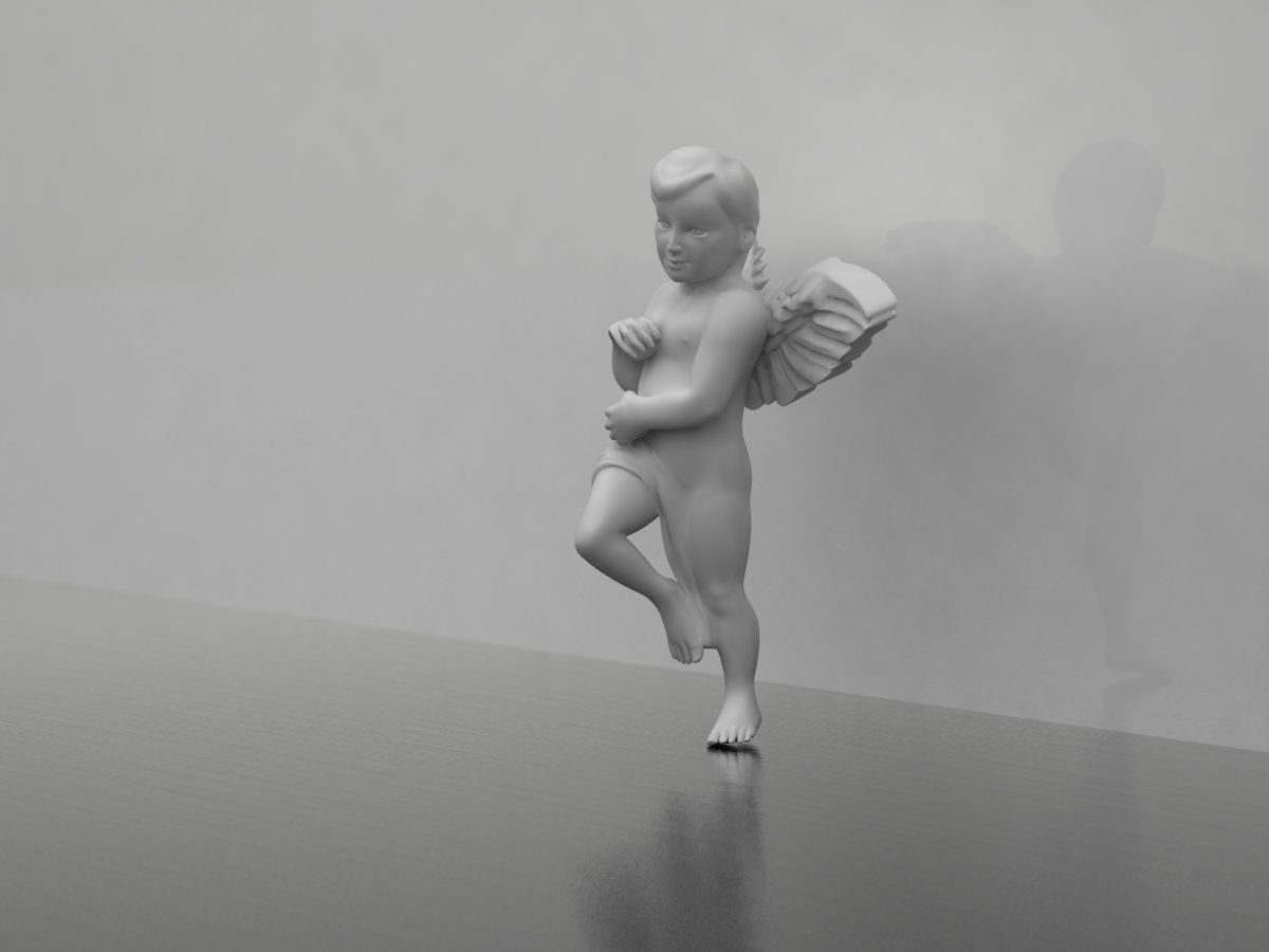 Angel 9 3D print model_3