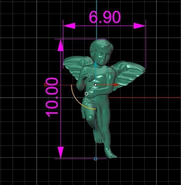 Angel 9 3D print model_11