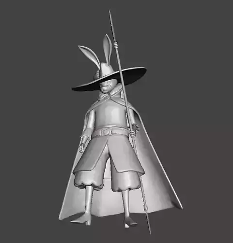 Crane Rider Randolph 3D Model