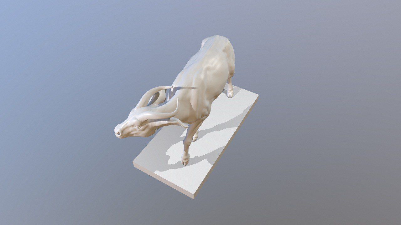Realistic Bongo Antelope 3D print model_4