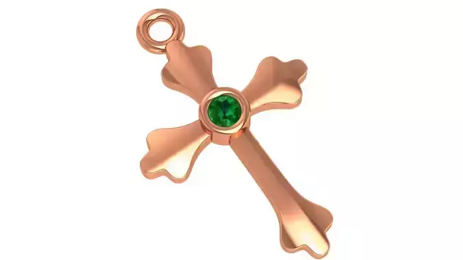 Jesus Holy Cross Pendant 3dm stl renders details 3D print model