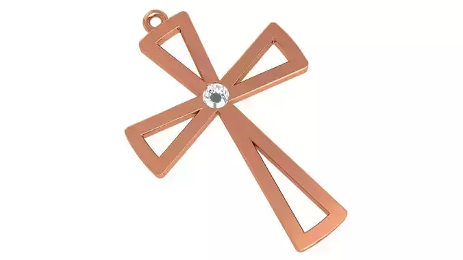 Jesus Holy Cross Pendant 3dm stl renders details 3D print model