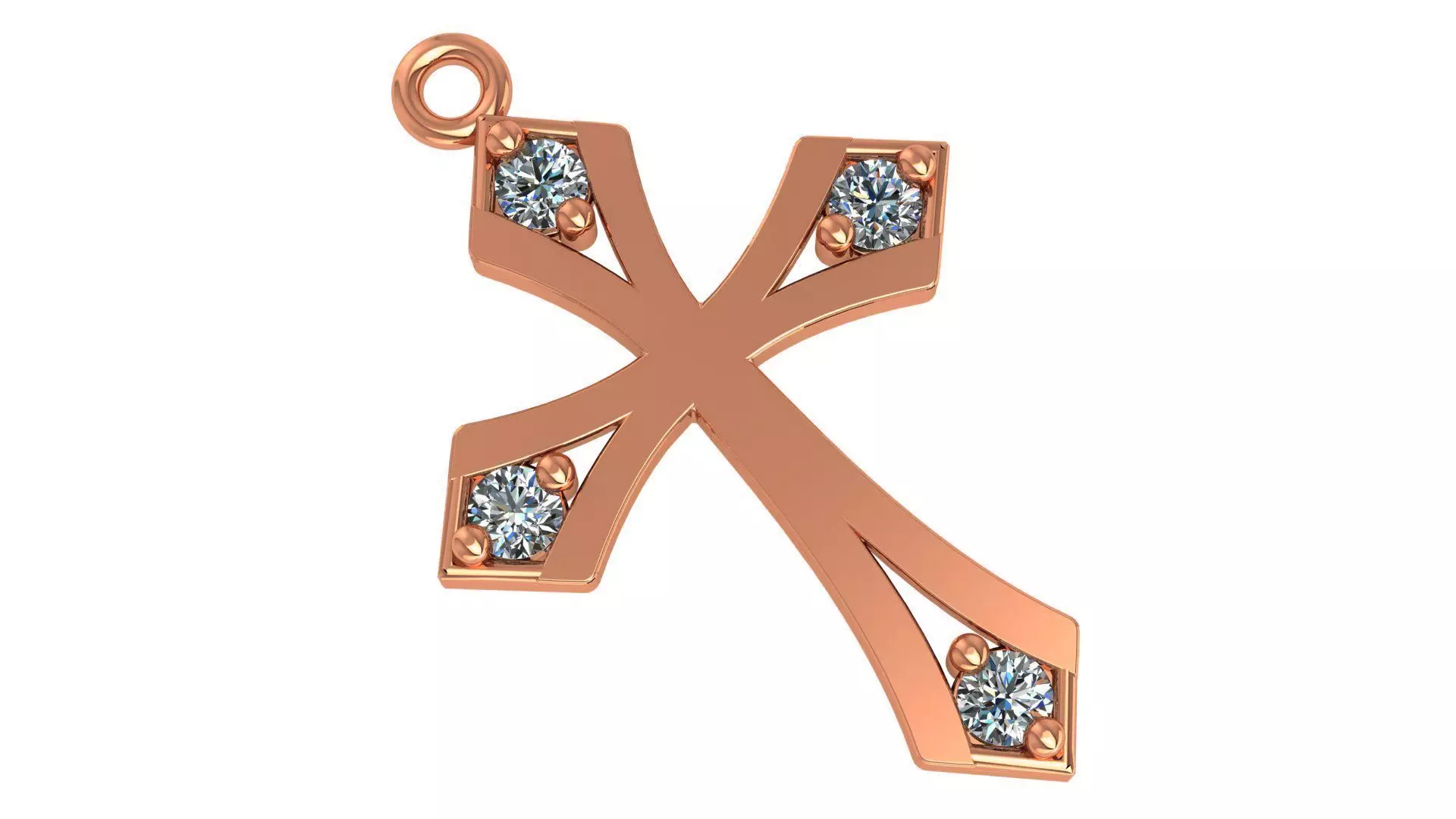 Jesus Holy Cross Pendant 3dm stl renders details 3D print model