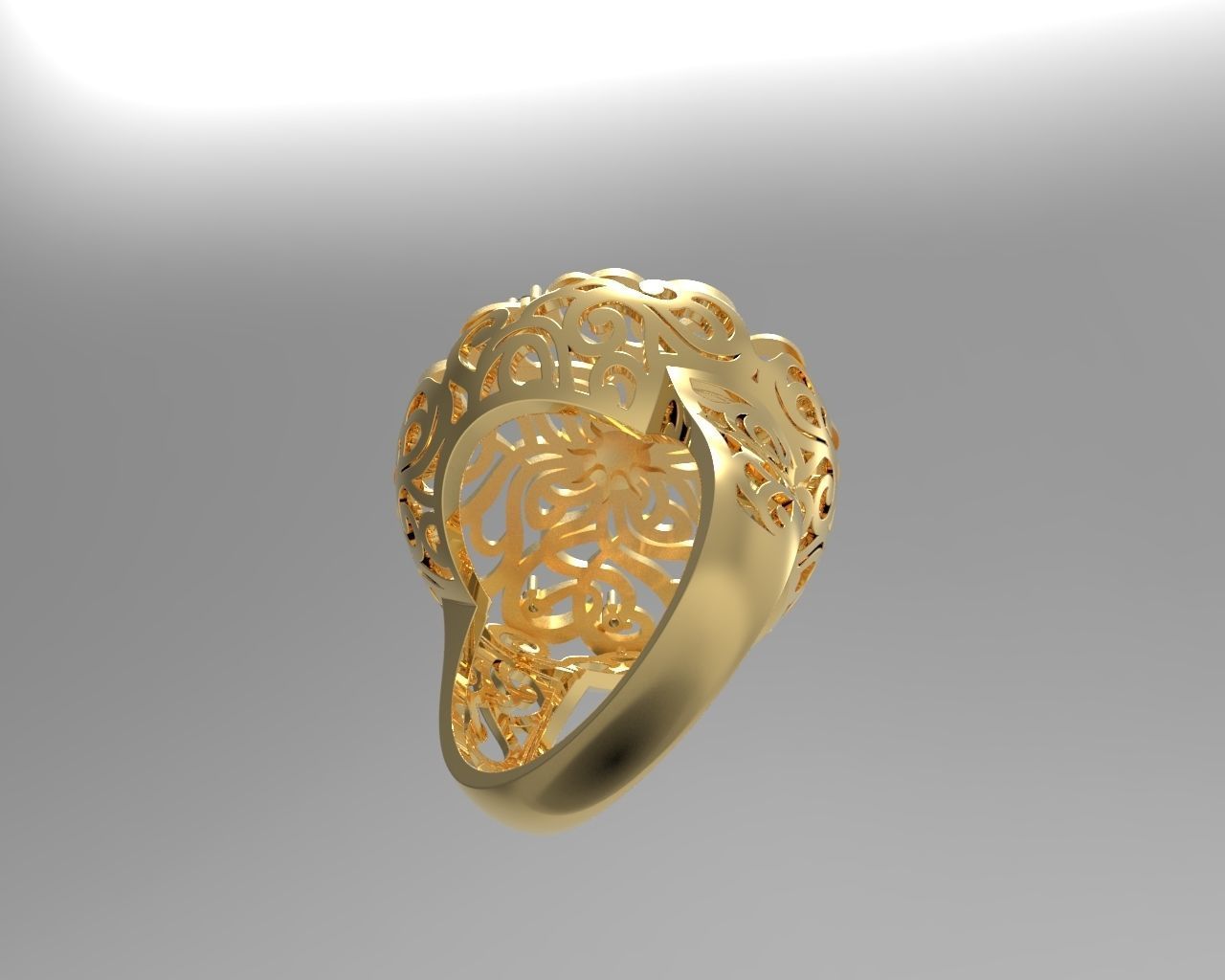 R 015 ring 3D print model_9