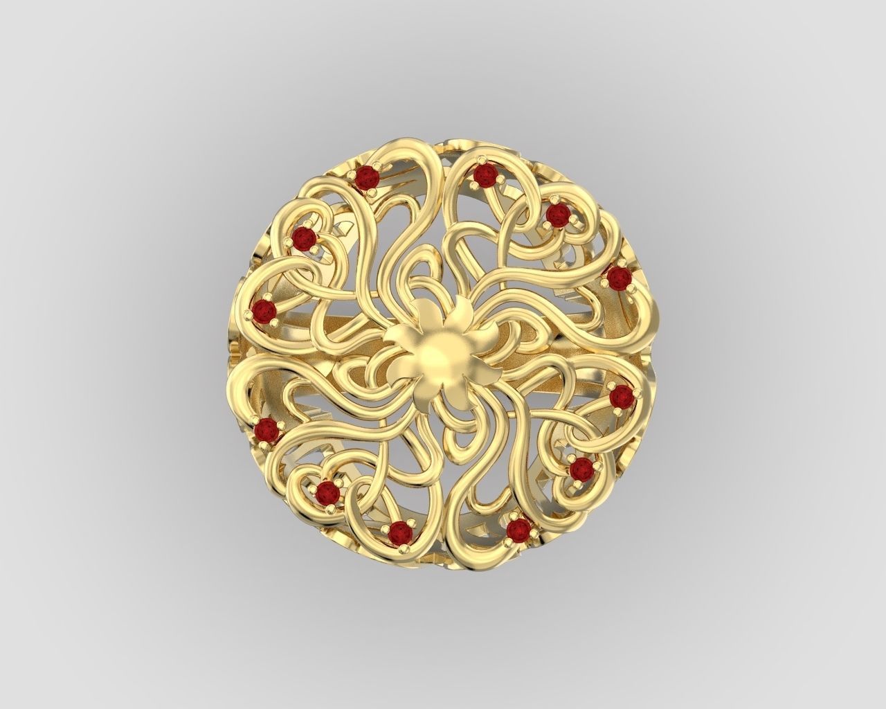 R 015 ring 3D print model_20