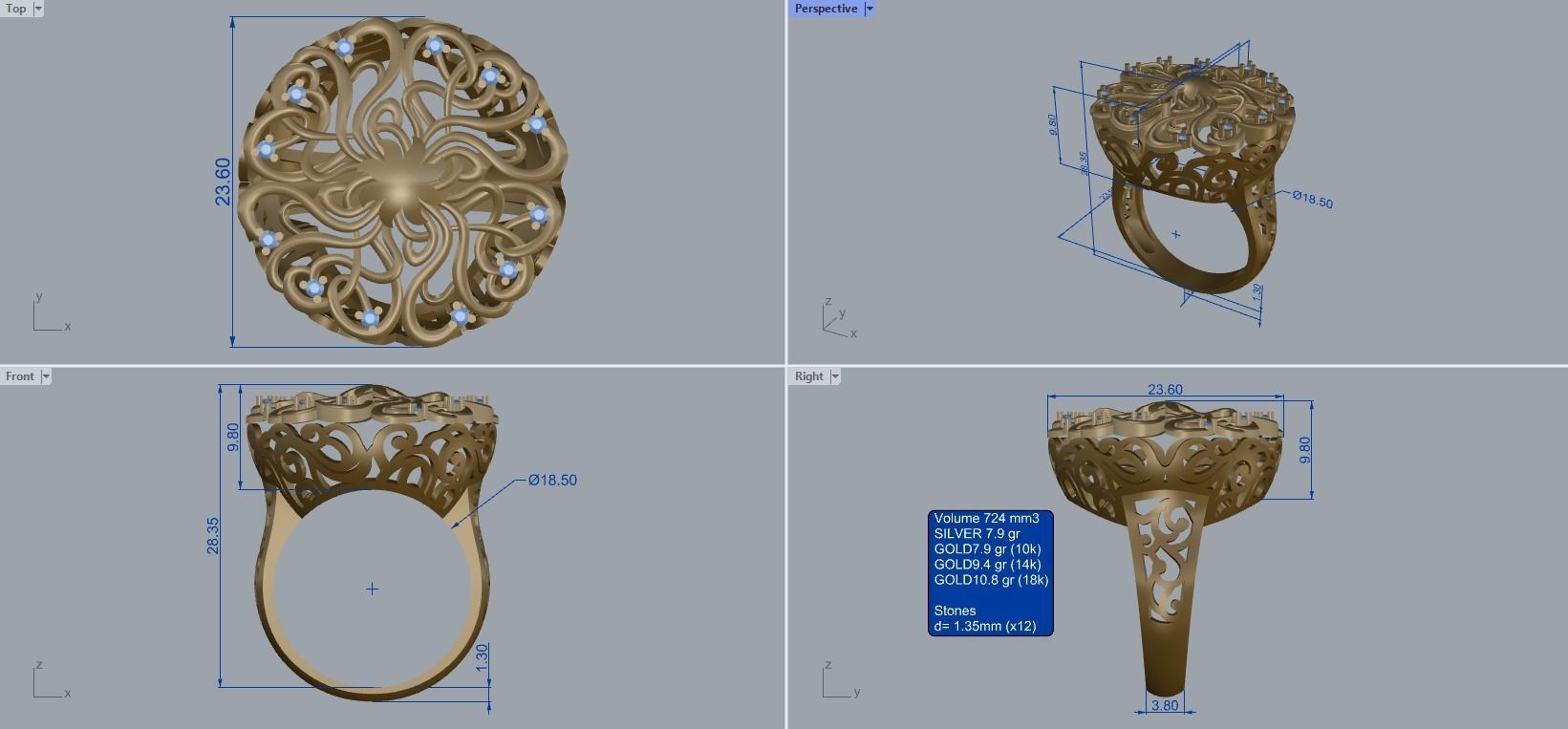 R 015 ring 3D print model_24