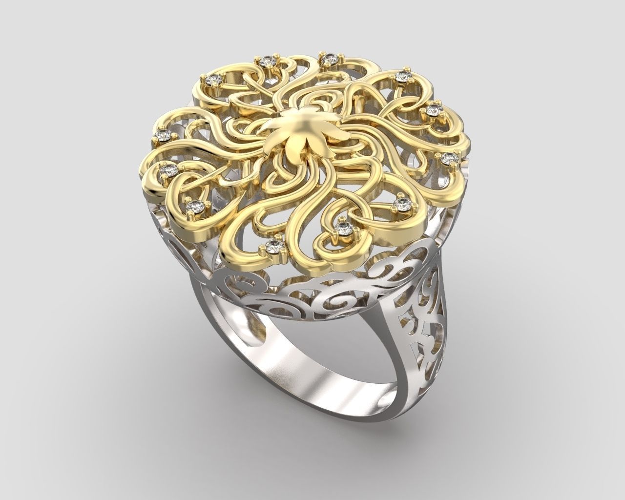 R 015 ring 3D print model_27