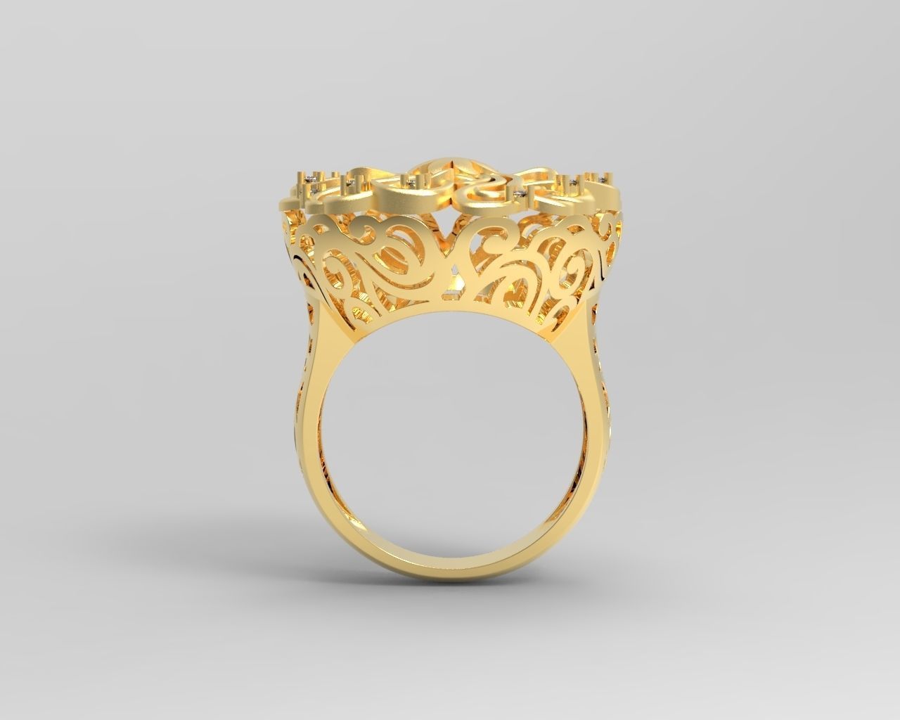 R 015 ring 3D print model_6
