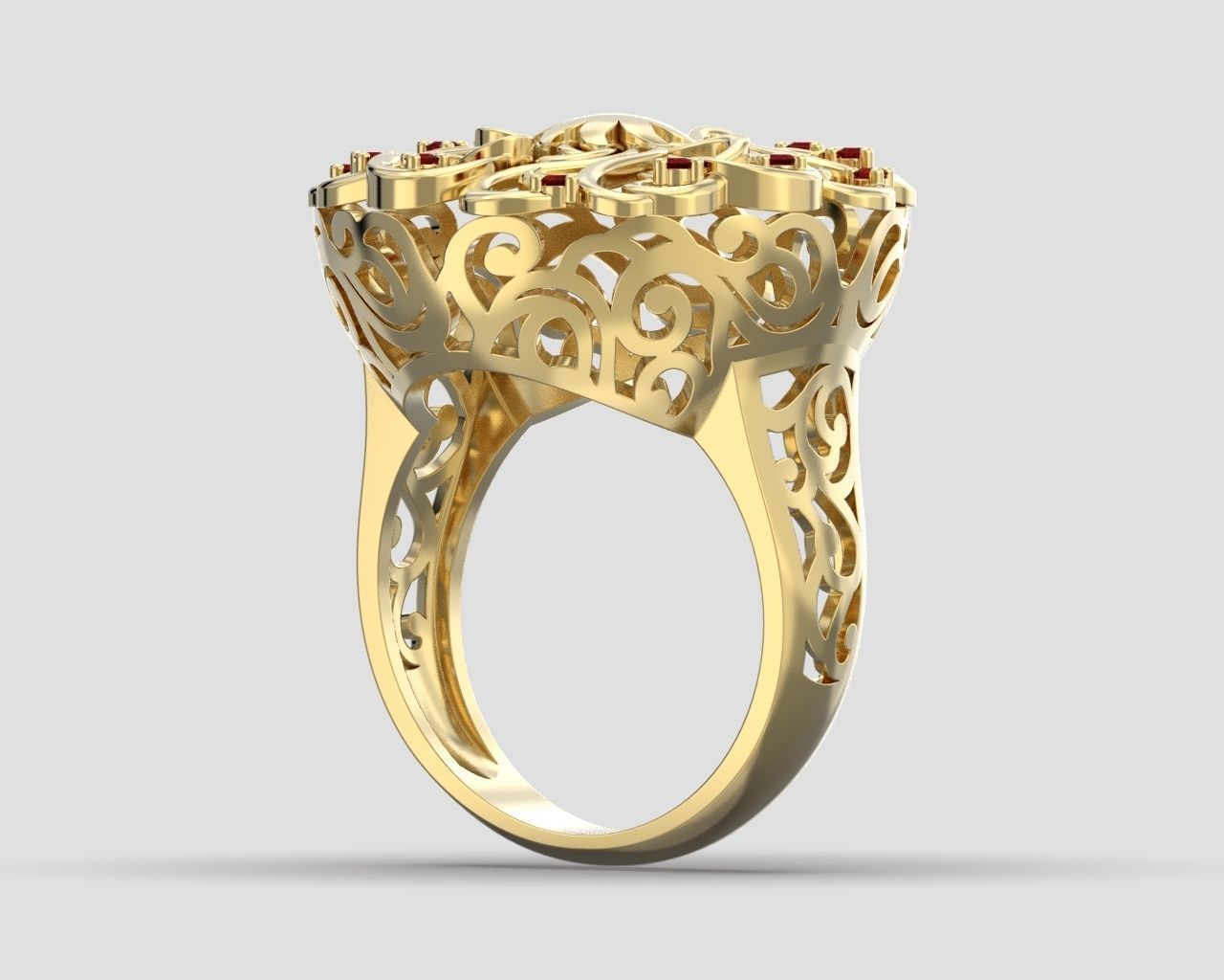 R 015 ring 3D print model_16
