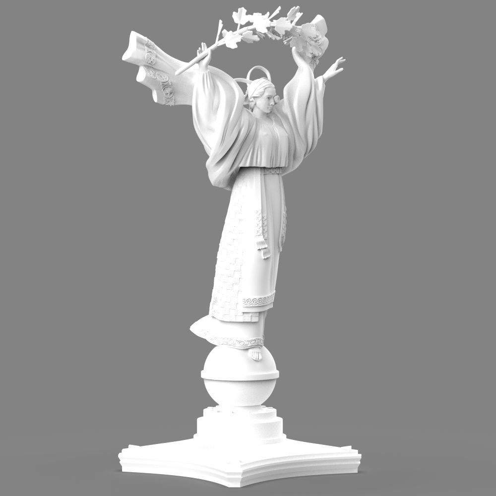 Independence Monument in Kyiv 3D print model_27