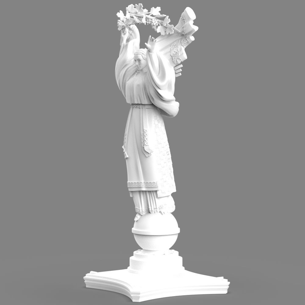 Independence Monument in Kyiv 3D print model_19