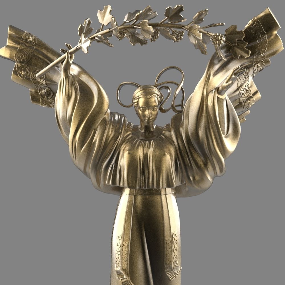 Independence Monument in Kyiv 3D print model_15