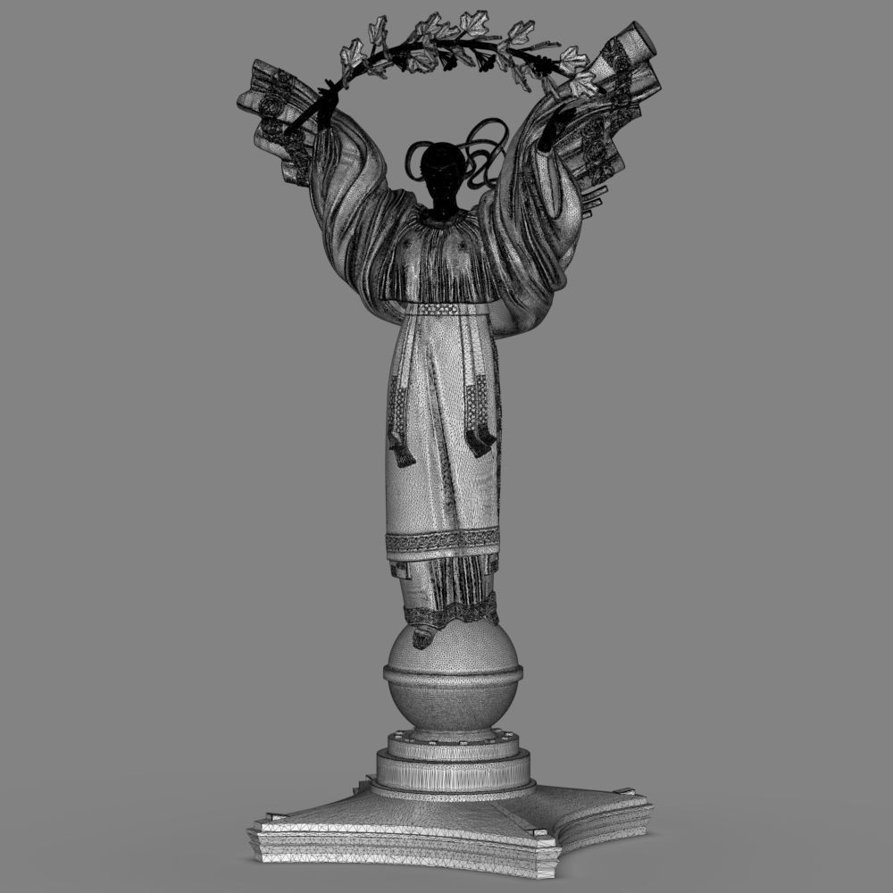 Independence Monument in Kyiv 3D print model_30