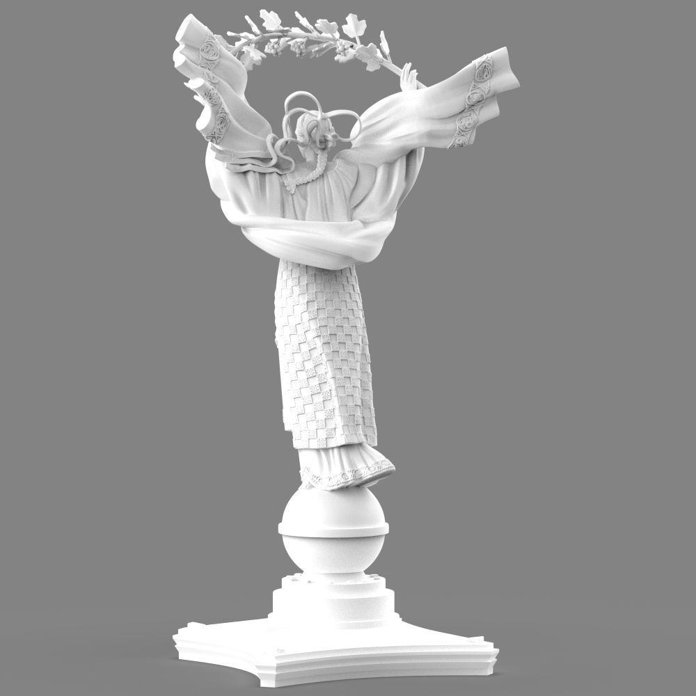 Independence Monument in Kyiv 3D print model_22