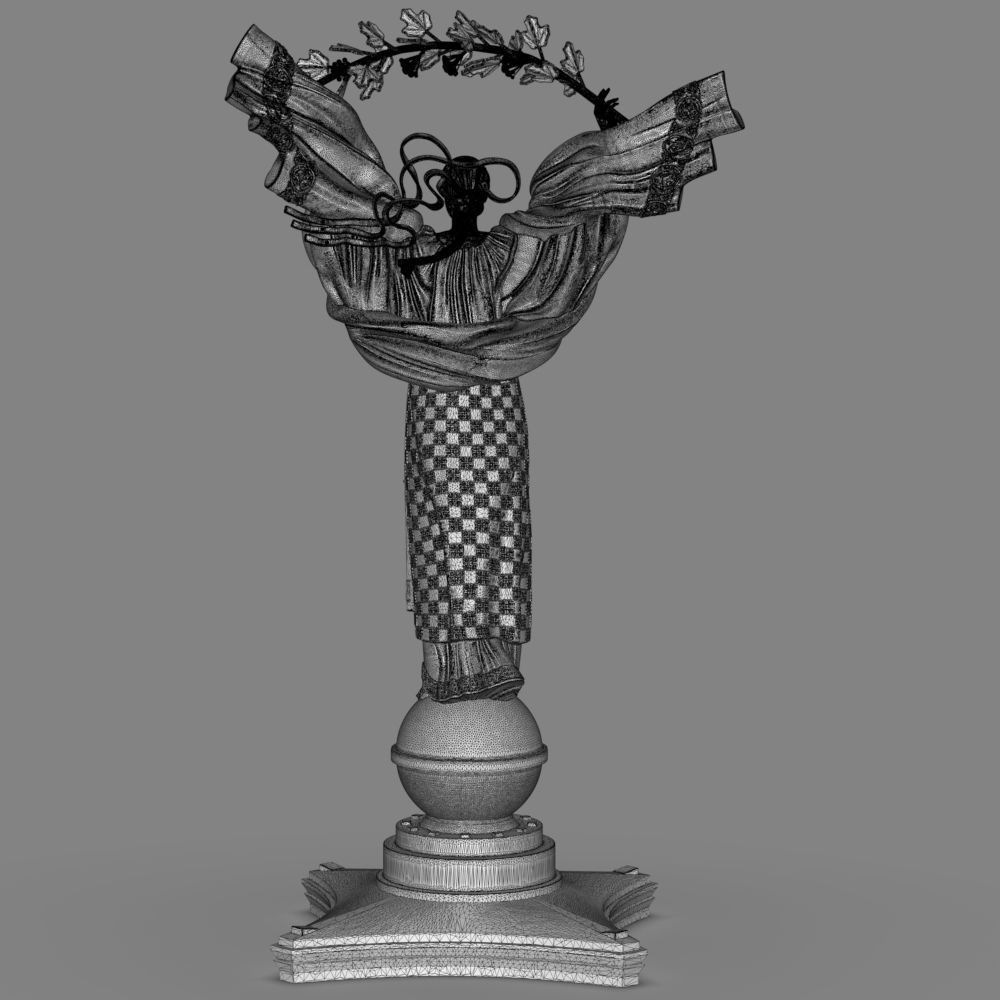 Independence Monument in Kyiv 3D print model_33