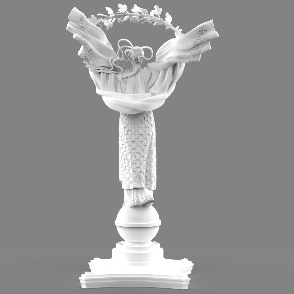Independence Monument in Kyiv 3D print model_23