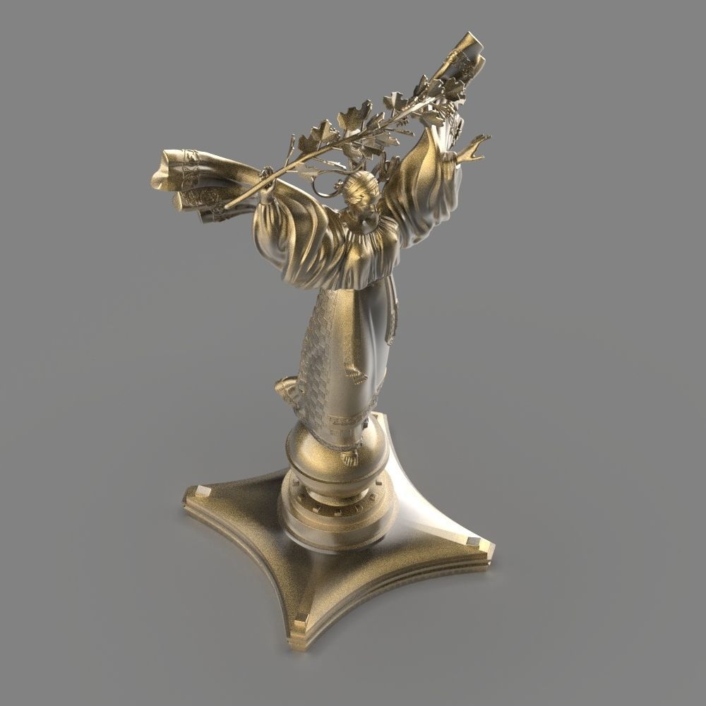 Independence Monument in Kyiv 3D print model_11