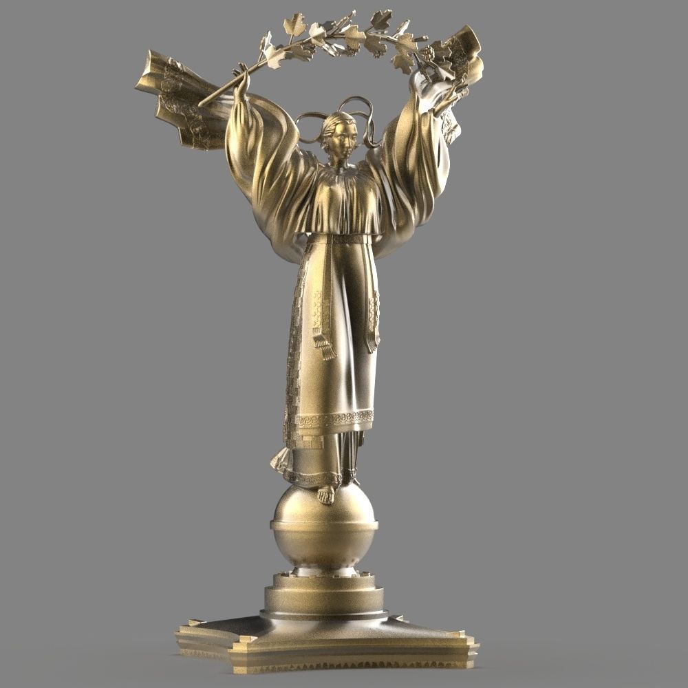 Independence Monument in Kyiv 3D print model_2