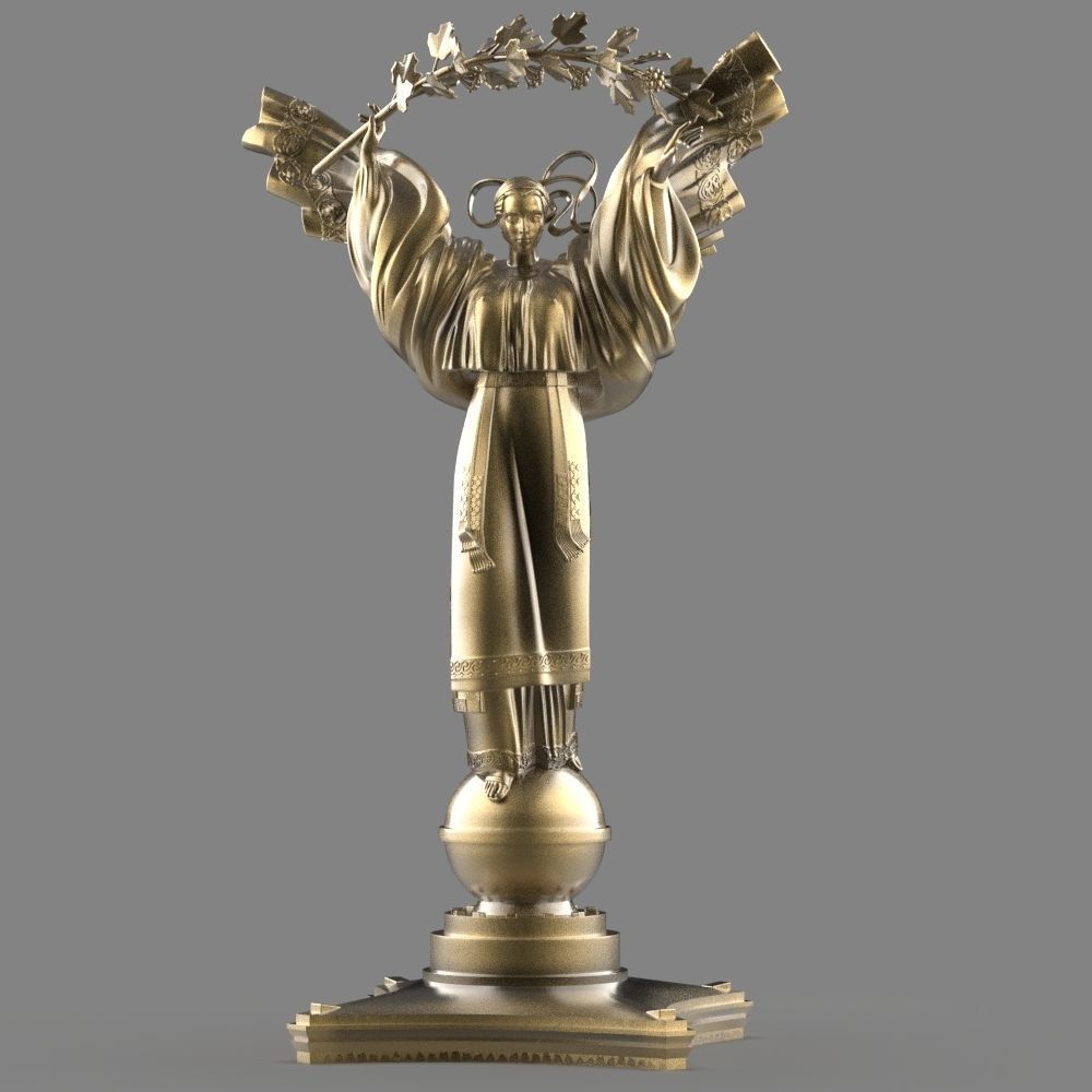 Independence Monument in Kyiv 3D print model_3