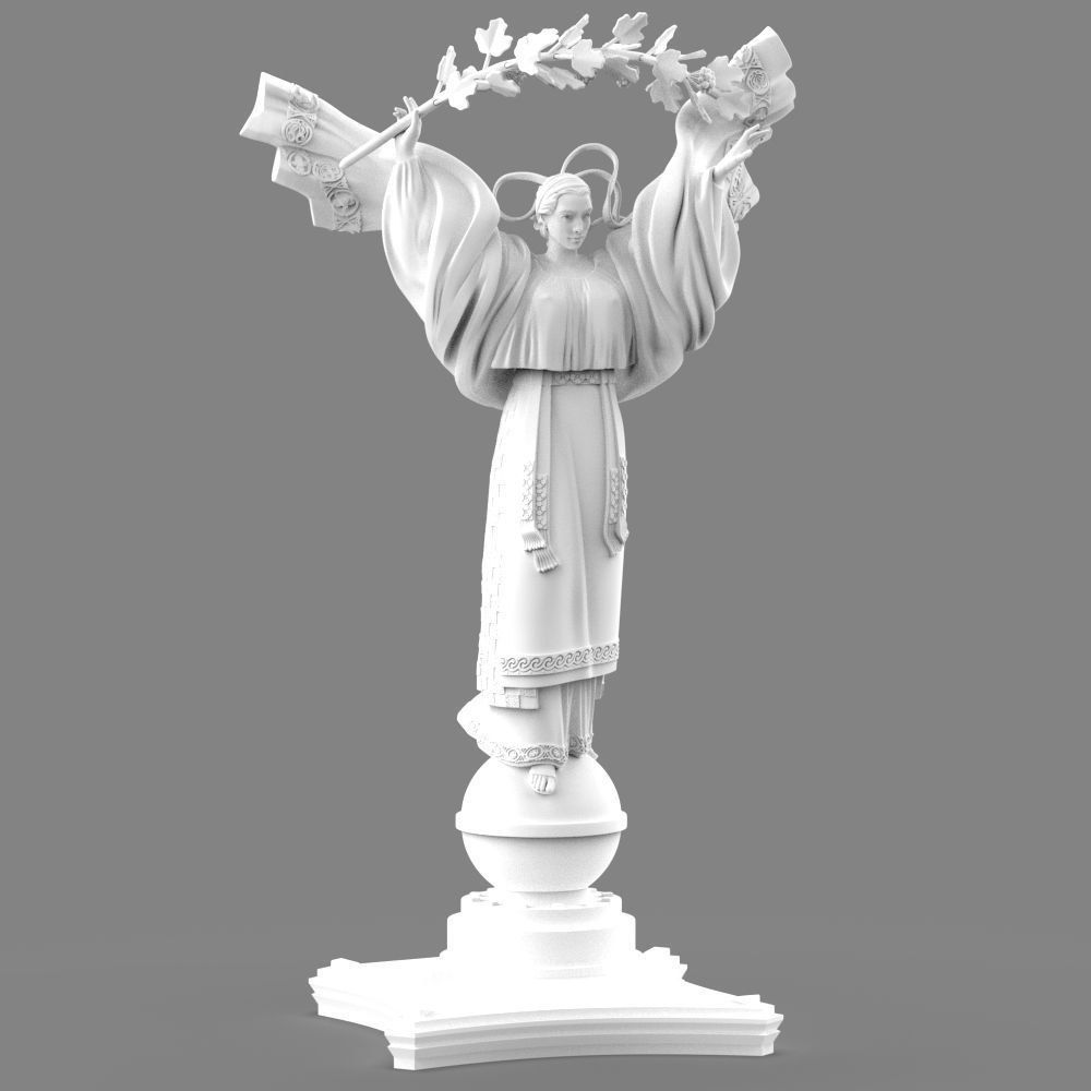 Independence Monument in Kyiv 3D print model_28