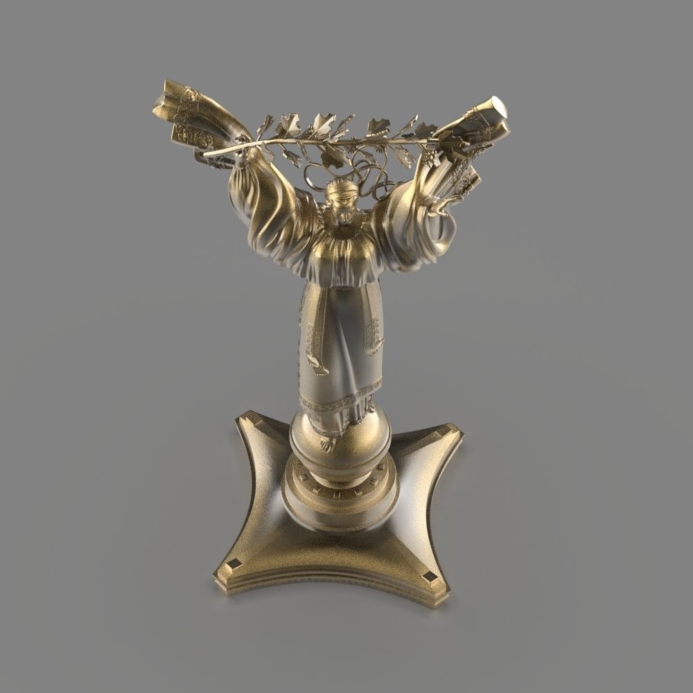 Independence Monument in Kyiv 3D print model_12