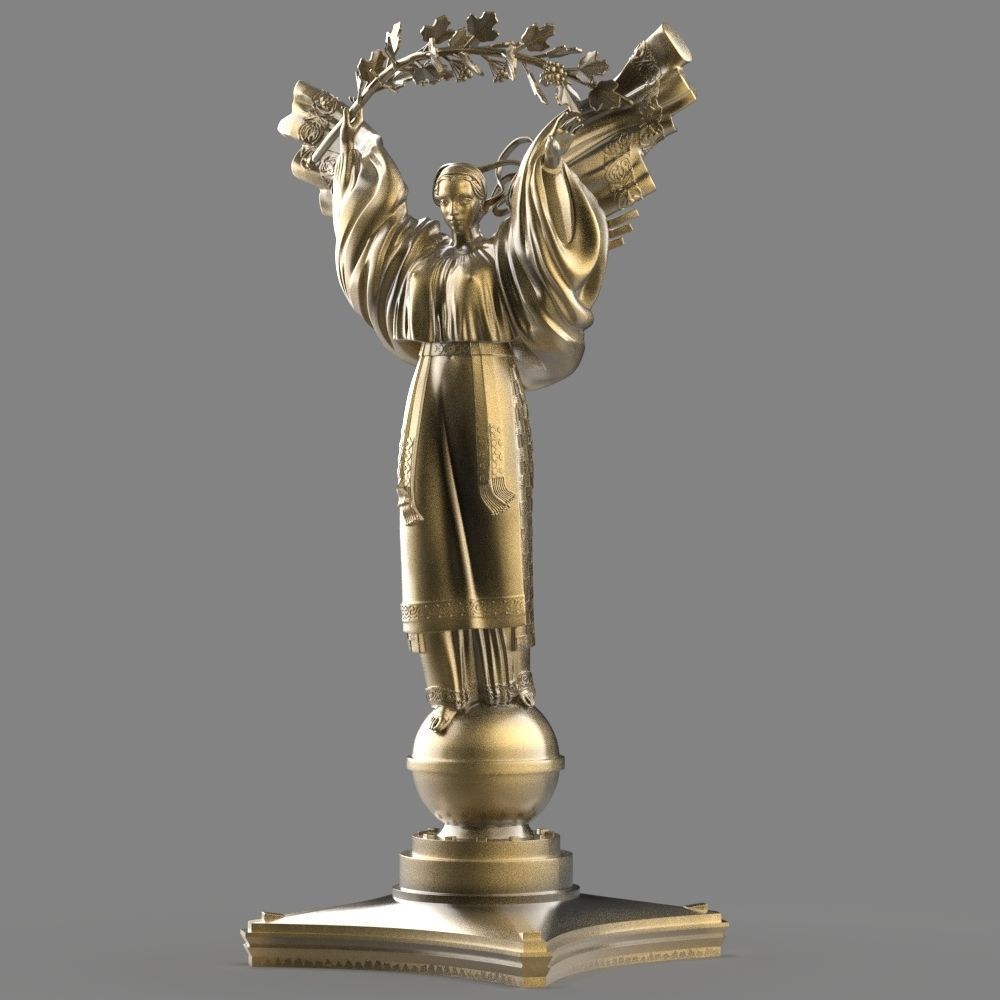Independence Monument in Kyiv 3D print model_4