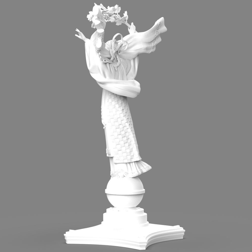 Independence Monument in Kyiv 3D print model_21