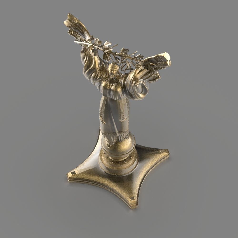 Independence Monument in Kyiv 3D print model_13