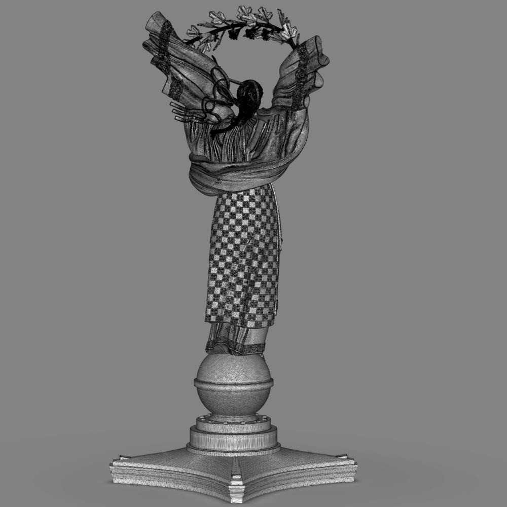 Independence Monument in Kyiv 3D print model_34