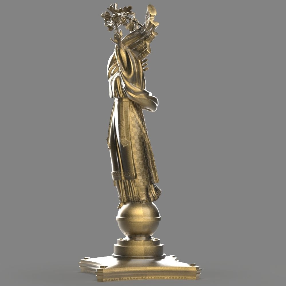 Independence Monument in Kyiv 3D print model_6