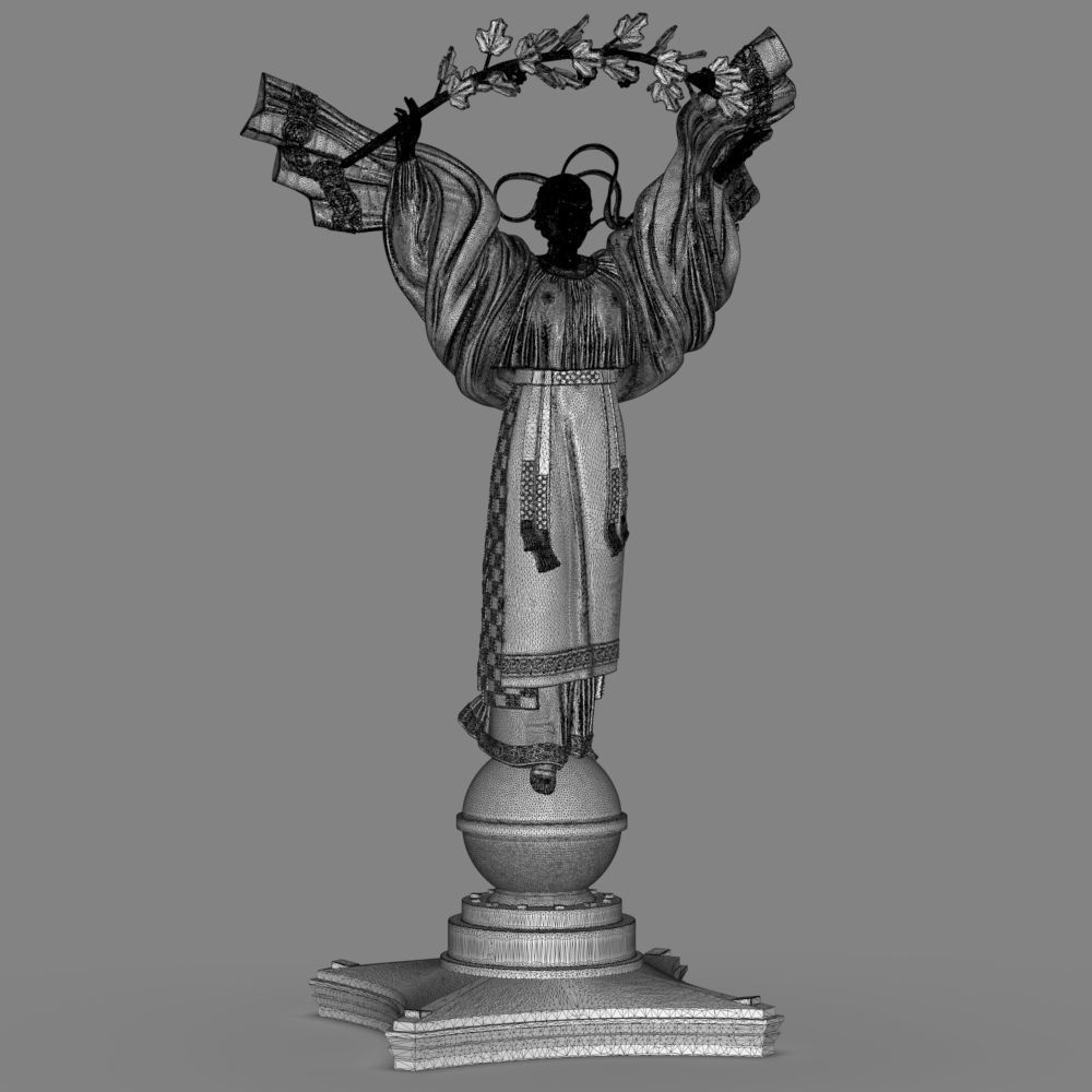Independence Monument in Kyiv 3D print model_29