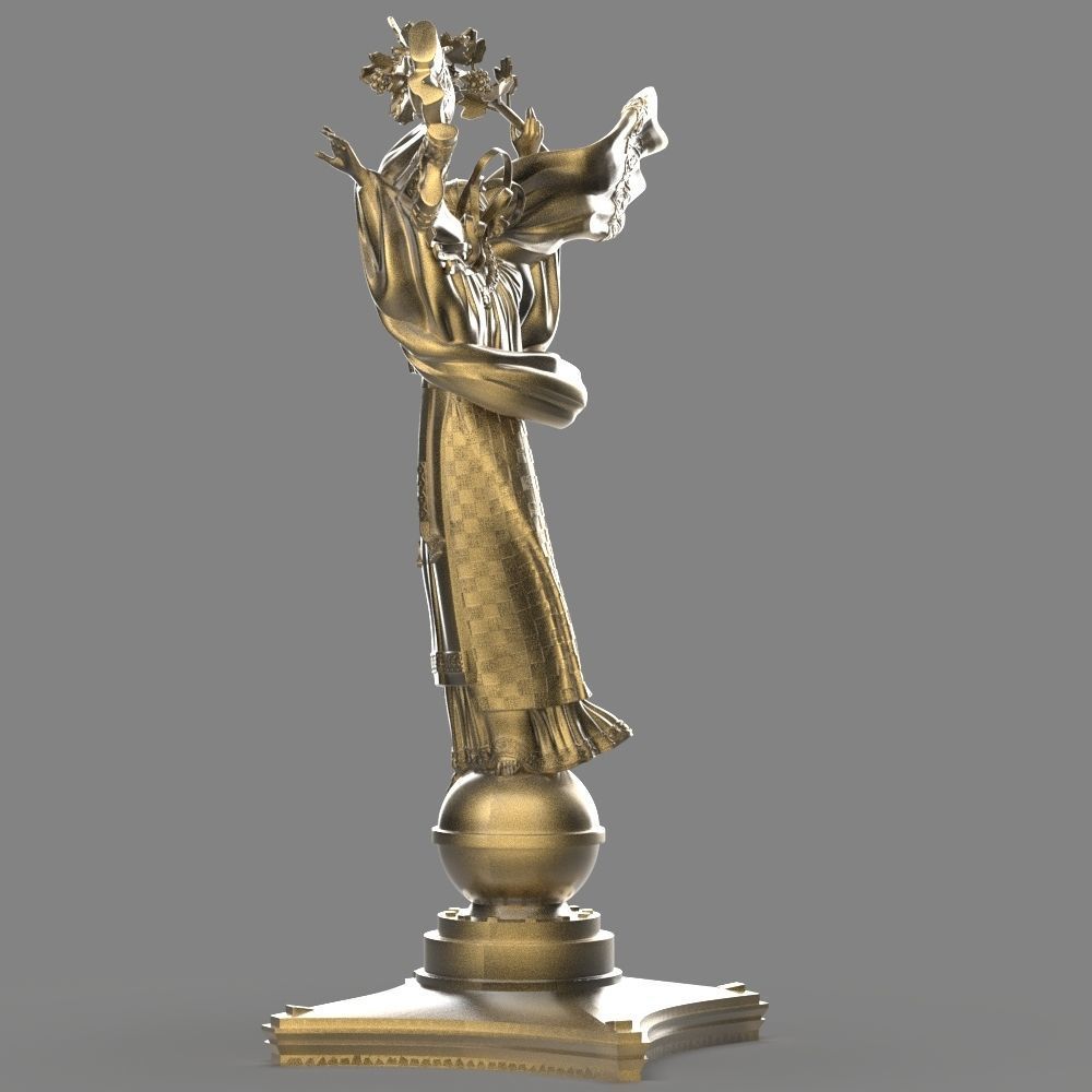 Independence Monument in Kyiv 3D print model_7
