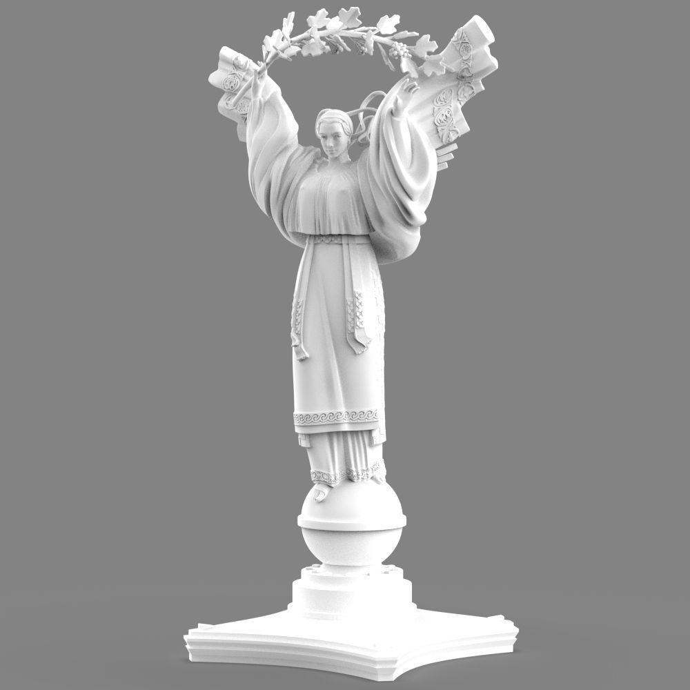 Independence Monument in Kyiv 3D print model_18