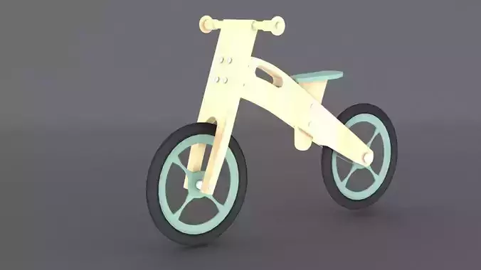 Wooden Balance Bike 