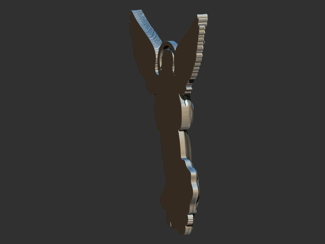 Guardian Angel Relief 3D print model_4