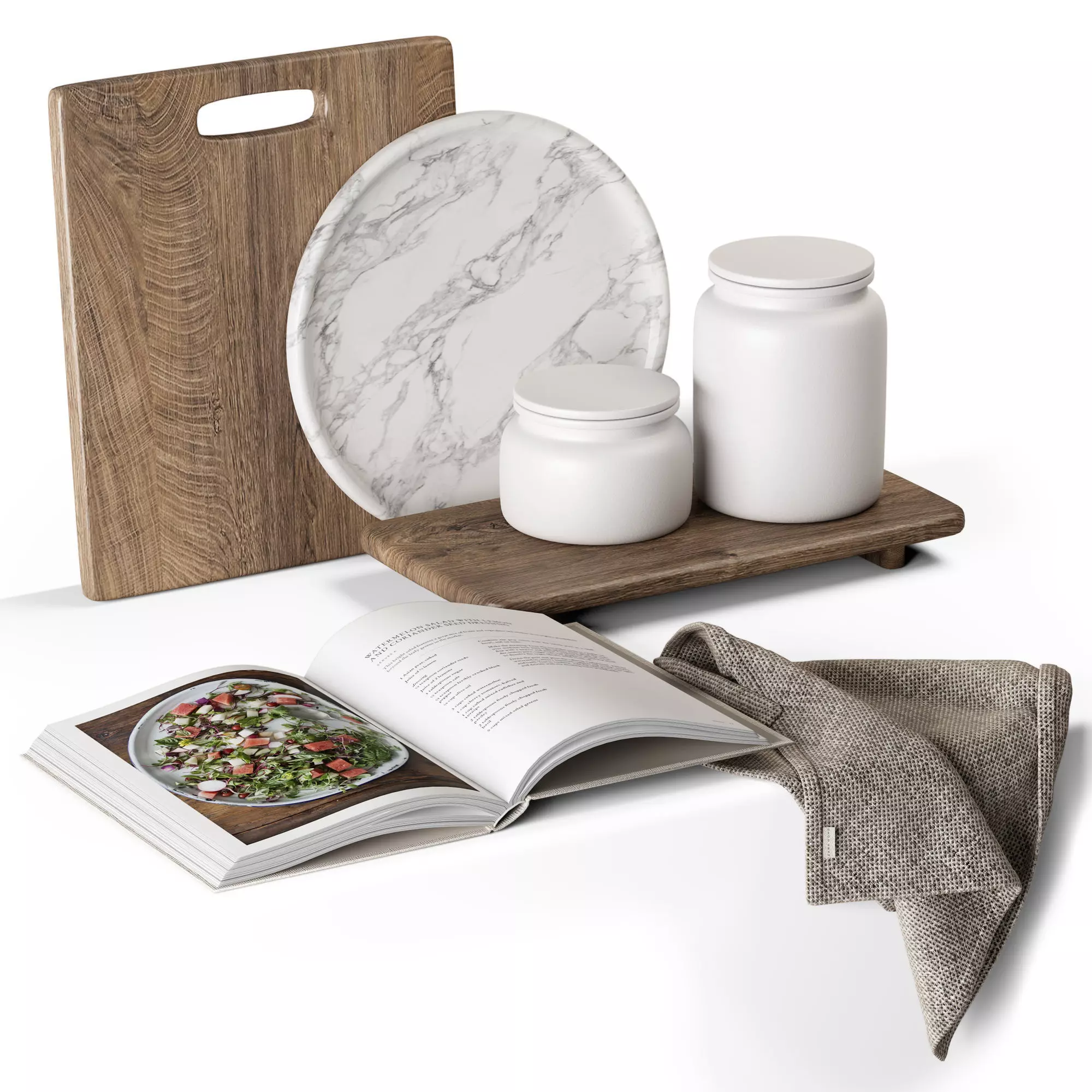 Kitchen decor 01 3D model_0