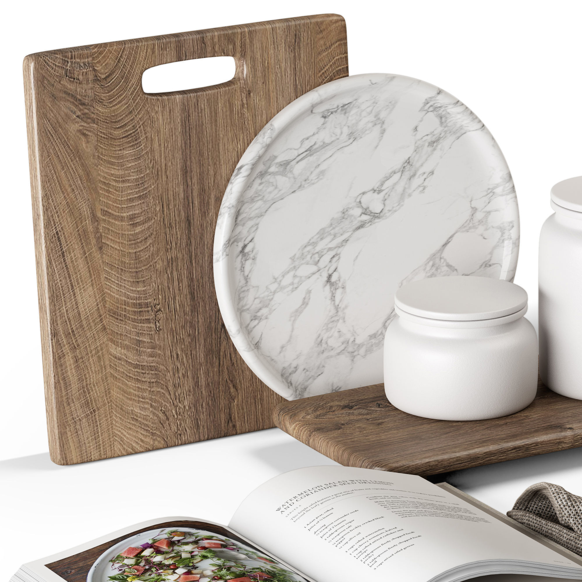 Kitchen decor 01 3D model_2