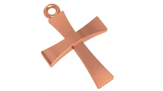 Jesus Holy Cross Pendant 3dm stl renders details 3D print model