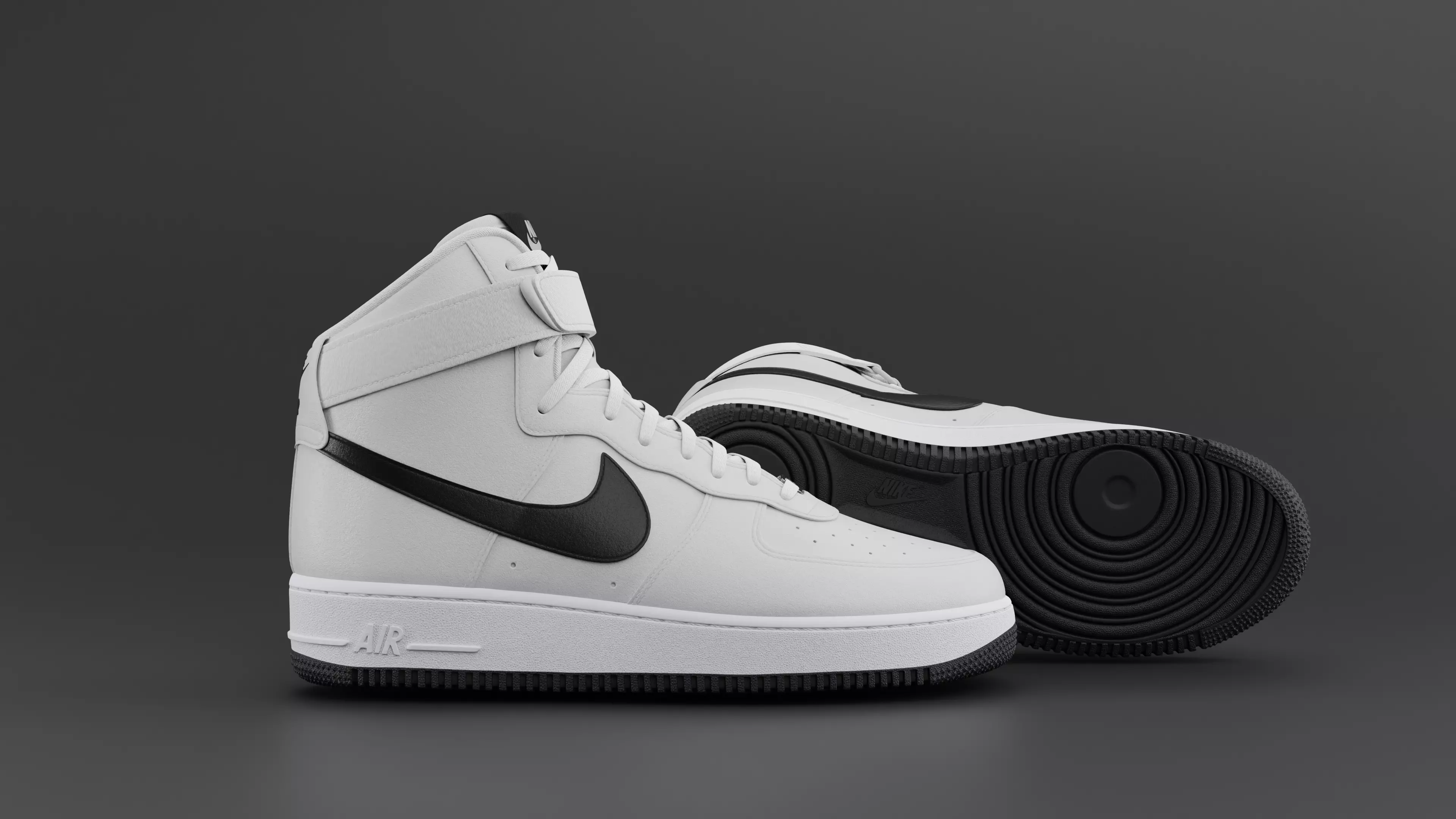 Nike Air Force 1 High 07 3D model