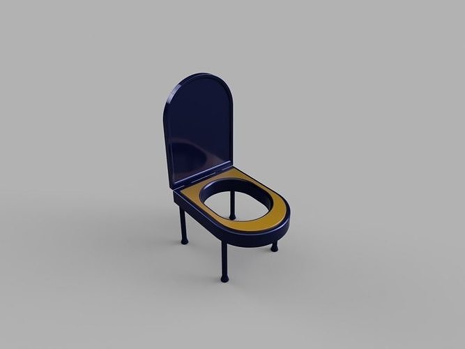 Portable Toilet 3D print model