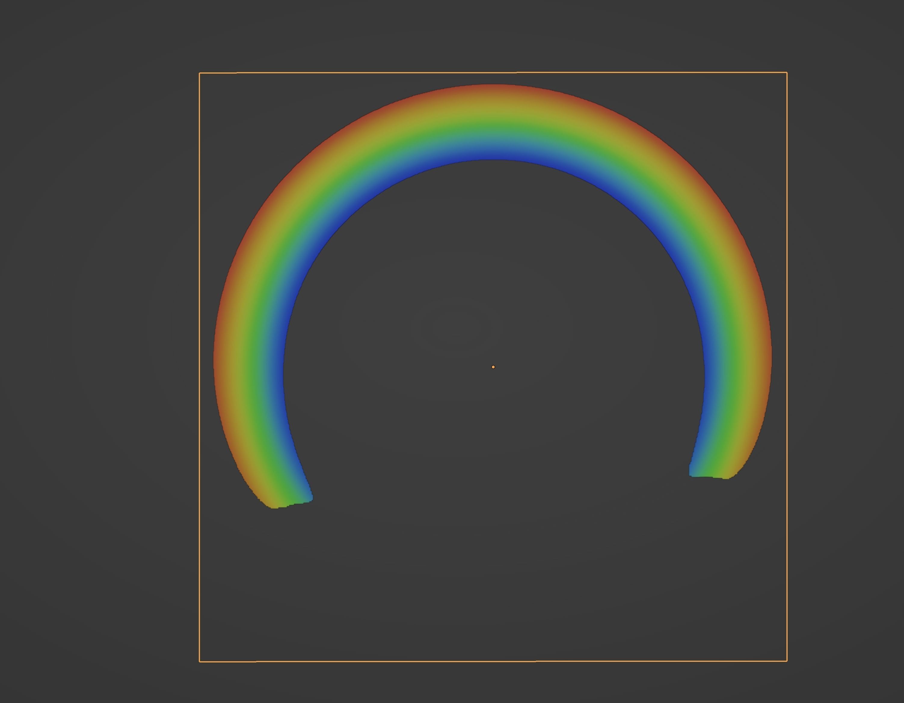 Transparent Rainbow Low-poly 3D model_7