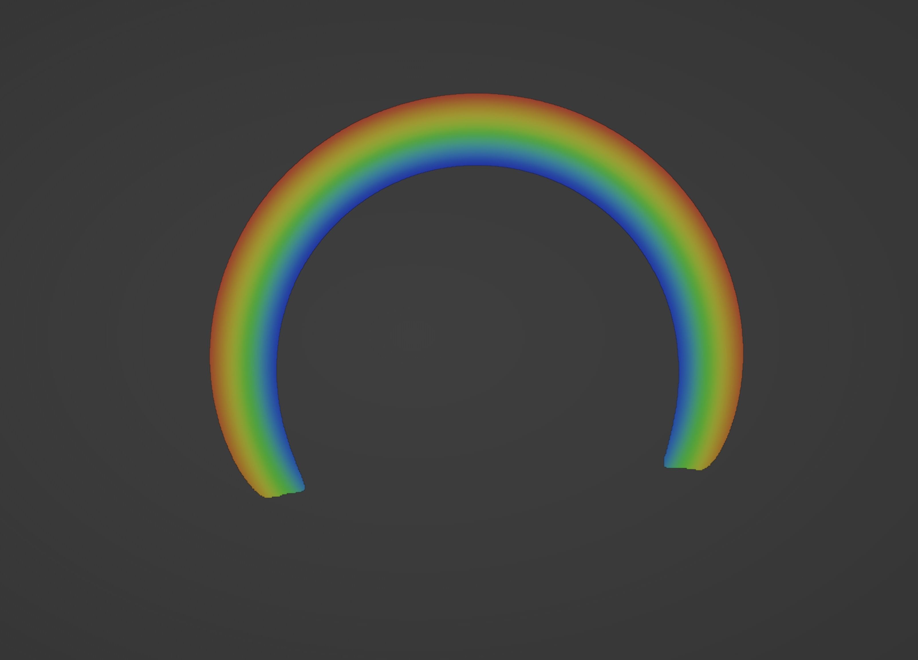 Transparent Rainbow Low-poly 3D model_6