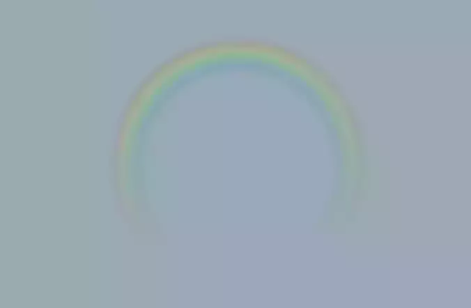 Transparent Rainbow Low-poly 3D model Transparent Rainbow Low-poly 3D model