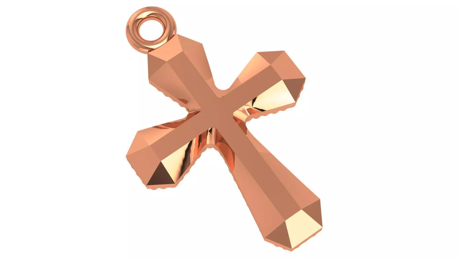 Jesus Holy Cross Pendant 3dm stl renders details 3D print model