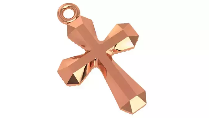 Jesus Holy Cross Pendant 3dm stl renders details 3D print model