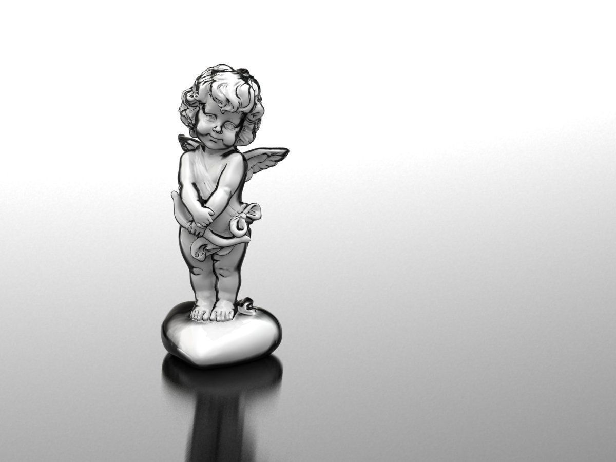 Angel baby cupid 11 3D print model_5