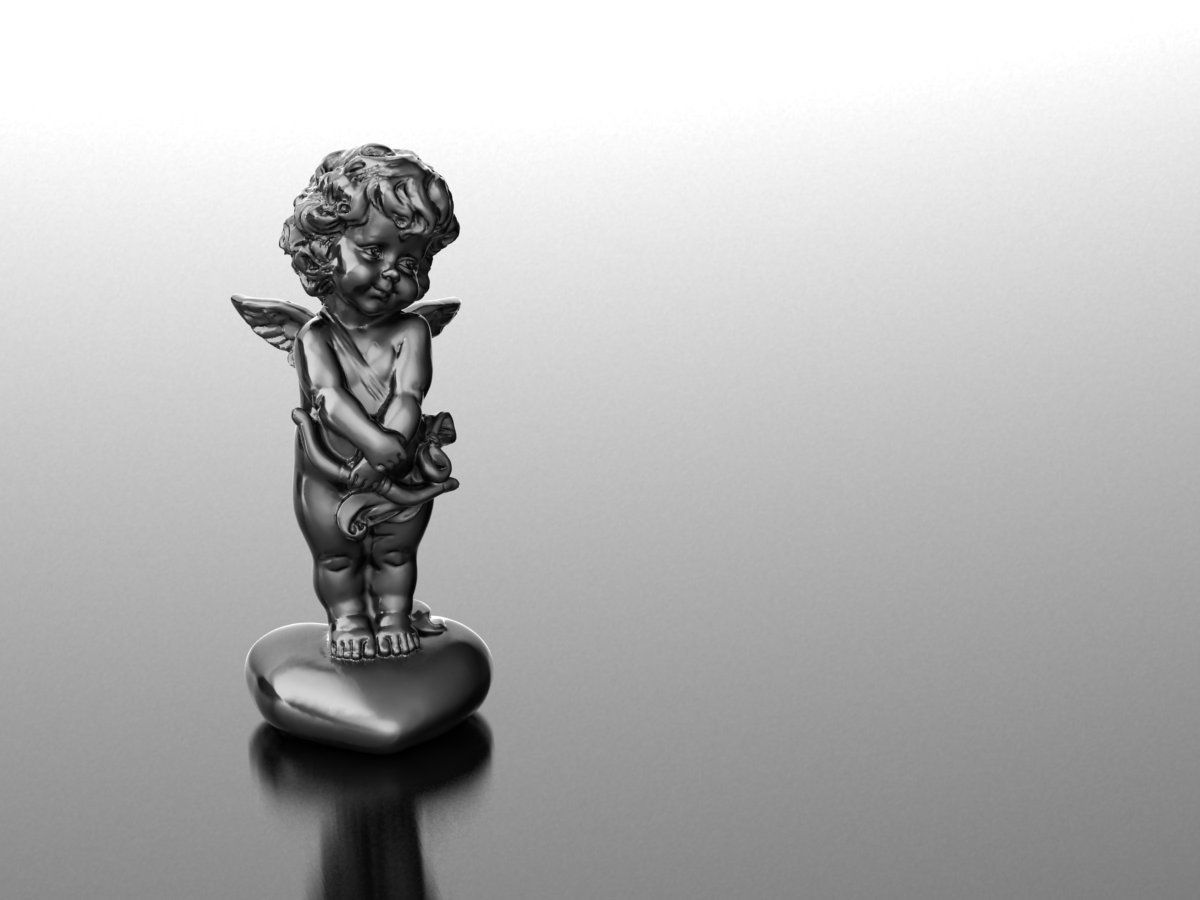 Angel baby cupid 11 3D print model_4