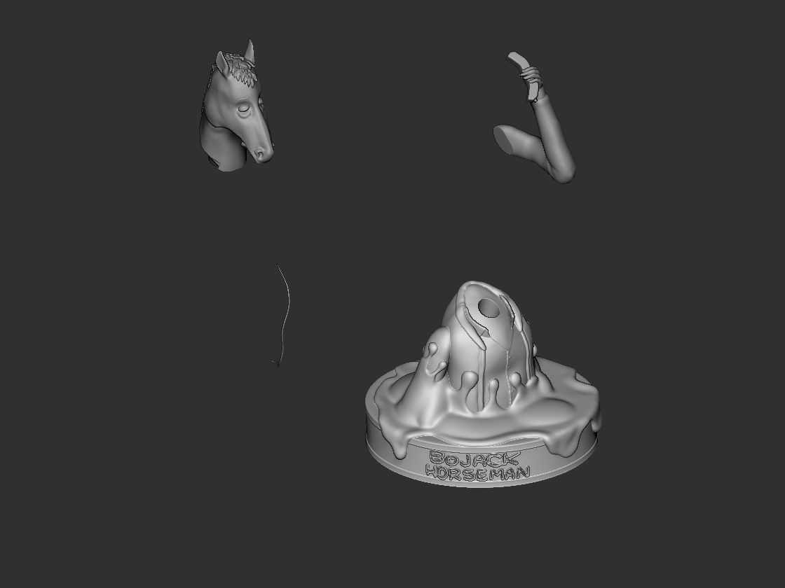 Bojack Horseman 3D print model_12